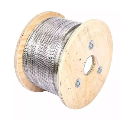 قیمت خوب طناب فولادی ضد زنگ 304 7x7 1.0mm 1.2mm 1.5mm 2.0mm 2.5mm گالوانیزه یا فولاد ضد زنگ برای کاربردهای سنگین آنلاین