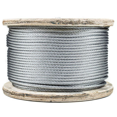 قیمت خوب طناب سیم 7x19 3/16 اینچ کابل فولادی گالوانیزه MIL-DTL-83420 4.76mm کابل هواپیمای گالوانیزه با خدمات پردازش دیگر آنلاین