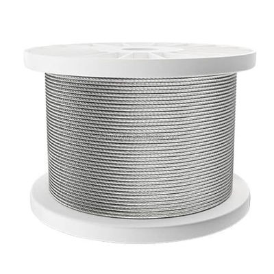قیمت خوب 1000m/reel طول 6x37 FC کابل Inox کابل فولادی هدف کلی کابل فولادی GB و EN 12385-4 استاندارد فولادی فولادی سیم آنلاین