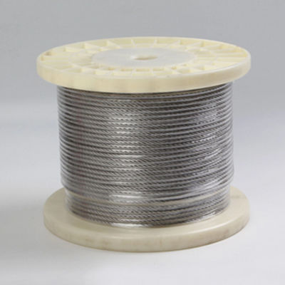 قیمت خوب سفارشی‌سازی 7x7 کابل اینوکس گریل نامرئی طناب فولادی ضد زنگ سیم کابل فولادی Ss316 طول 1000 متر آنلاین