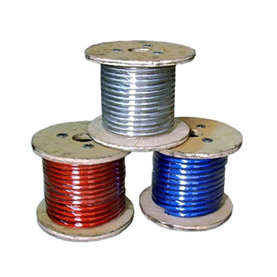 قیمت خوب پی وی سی/پی پی/پی ای/پی ای سیم فولاد ضد زنگ پوشش 6X7 FC/6X7 IWS 1/32' 3/64' 1/16' 3/32' 1/8' 5/32' 3/16' 1/4' 5/16 آنلاین