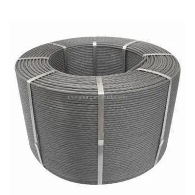 قیمت خوب 15.24mm سیم فولادی رشته ای PC برای بتن پیش تنیده تلرانس ±1% و وزن کلاف 1.8-2.1 تن آنلاین