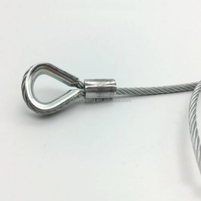 قیمت خوب 7x7 / 7x19 / 1x19 سیم بکسل 3.2 میلی‌متری پیش‌کشیده گالوانیزه کابل هواپیمایی برای سیم آویز / کابل روشنایی تحمل سایر آنلاین