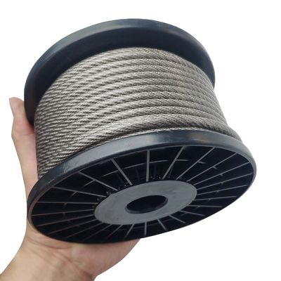 قیمت خوب طناب فولادی ضد زنگ TPU PVC با ساختار 7*7 برای کاربردهای غیر آلیاژی با استاندارد AiSi آنلاین