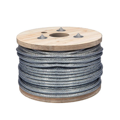 قیمت خوب 10mm 7X19 AISI 304 فولاد ضد زنگ گرم DIP گالوانیزه کابل هواپیما سیم فولاد با ± 1٪ تحمل آنلاین