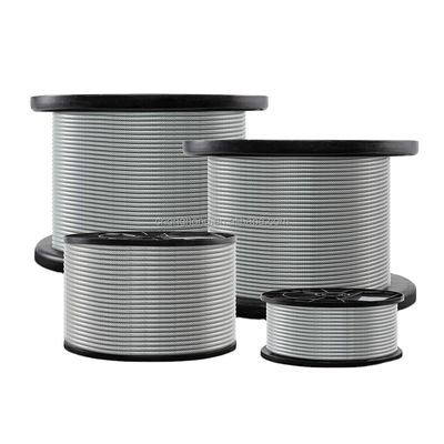 قیمت خوب خدمات پردازش ویژه سایر سیم فولادی سرد 6*7 FC PVC روکش شده برای کابل های هواپیما سیم آنلاین