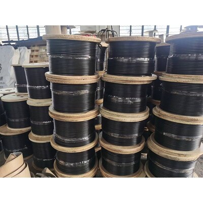 قیمت خوب سیم بکسل روکش PVC 1/8 اینچ - 3/16 اینچ 7x7 / 7x19 کابل فولادی گالوانیزه هواپیما آنلاین