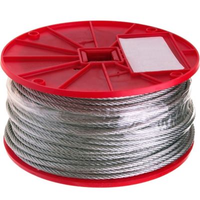 قیمت خوب 7x19 Mil-Sepc-DTL-83420 کابل هواپیمایی گالوانیزه کابل فولادی طناب سیم 1/4 اینچ سیم فولادی گالوانیزه استاندارد AiSi آنلاین