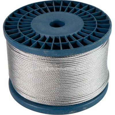 قیمت خوب 7x19 طول طناب سیم سفارشی سازی درجه فولاد کربن 9/32 