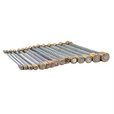 قیمت خوب رشته سیم فولادی گالوانیزه روی اندود 1x7 1x19 با تلرانس ±1% و جنس فولاد کربنی آنلاین