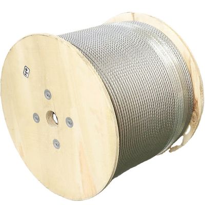 قیمت خوب فولاد کربنی 6x24 7FC طناب سیم فولادی گالوانیزه JIS 3525 کلاس A وزن تقریبی کیلوگرم/متر 0.115 تا 2.15 آنلاین
