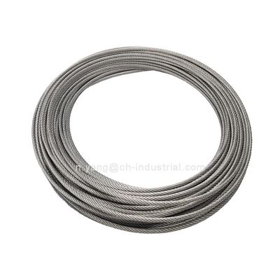 قیمت خوب 120 فوت 1/8 اینچ T316 کابل هواپیمایی فولاد ضد زنگ 7x7 رشته سیم برای ساخت کیت چوکات آنلاین