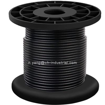 قیمت خوب کابل سیم پوشانده شده سیاه و پی وی سی پوشانده فولاد کابل کابل گالوانیزه کابل طناب سیم های فولاد ضد زنگ آنلاین