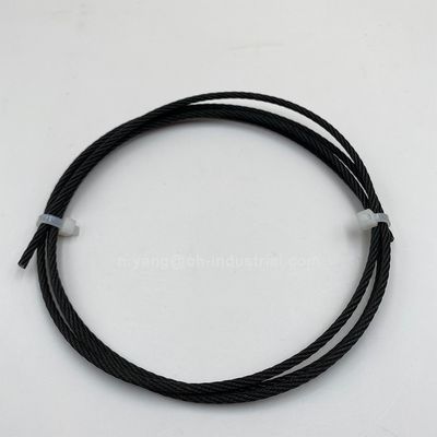 قیمت خوب کابل هواپیمایی 7x7 1x19 SS316 کابل های فولادی کابل های فولادی سیاه اکسید فولاد ضد زنگ سیم آنلاین