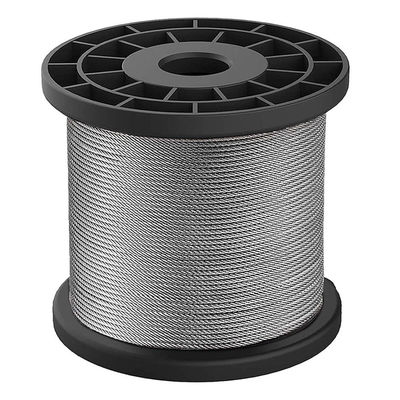 قیمت خوب 7x19 1x19 کابل استیل ضد زنگ 8 میلی‌متری 304 کابل SS 316 304 سیم بکسل استیل ضد زنگ برای نرده کابل عرشه ریل قابل تنظیم آنلاین