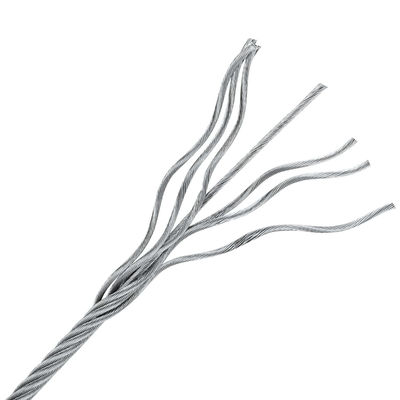 قیمت خوب طناب فولادی ضد زنگ ضد زنگ 304 برای بسته بندی در فضای باز 7X19 آنلاین