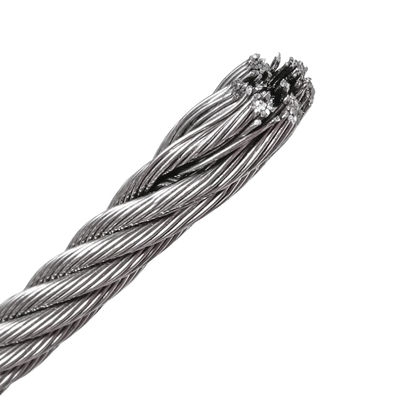 قیمت خوب SS304 Custom Steel Cables 7X19 2mm Steel Wire Rope Wear Resisting آنلاین