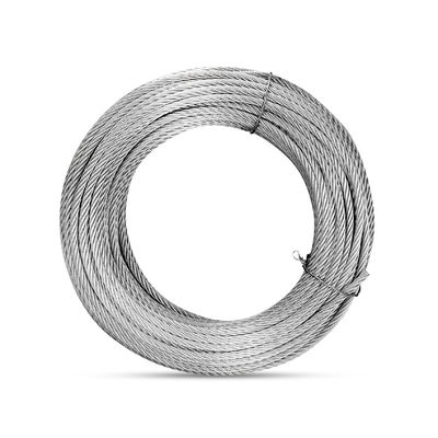قیمت خوب Cold Heading AISI SUS304 Steel Wire Rope 7X19 Diameter For Heavy Duty Applications آنلاین