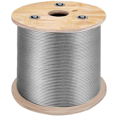 سیم فولادی طناب گالوانیزه 8mm 10mm 12mm 8*19s 8X19s Sfc لیفت فرمانده طناب کابل