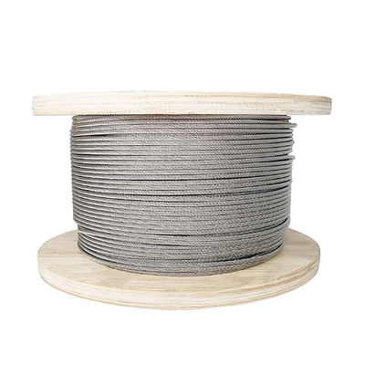 قیمت خوب 150fts Standard AiSi 7x7 Steel Wire Cable SS 7*7 Stainless Steel Wire Rope Industrial آنلاین