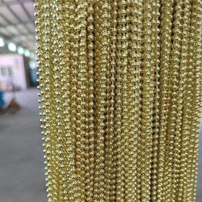 قیمت خوب Polished Plastic Ball Chain For School Curtains In Various Sizes آنلاین