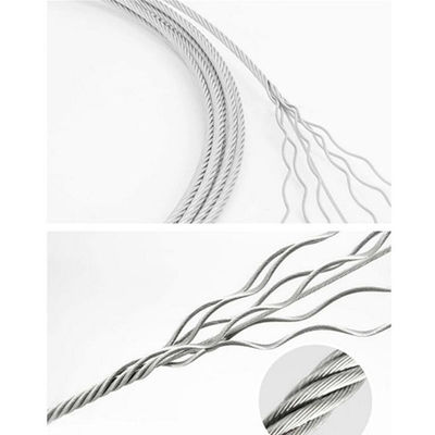 قیمت خوب نرده عرشه کابلی سفارشی سیم فولادی فلزی 5/32 اینچ 3/16 اینچ SS316 7x19 7x7 آنلاین