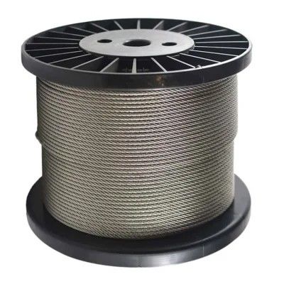 قیمت خوب En12385-5 6x19+ FC / 8x19S+FC IWRC طناب فولادی سیم 8 تا 16 میلی متر برای بالابر آسانسور کابل بالابر طناب فولادی گالوانیزه آنلاین