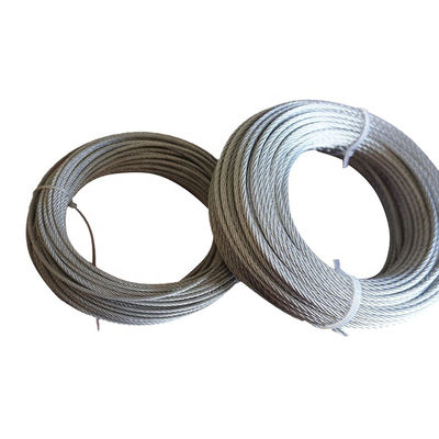 قیمت خوب کیت‌های سخت‌افزاری عرشه سیستم 7x19 کابل هواپیمایی 1/8 اینچ کابل SS کابل فولادی طناب سیم T316 سیم طناب فولادی ضد زنگ آنلاین