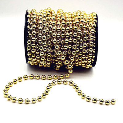 قیمت خوب 2.4mm رنگ های سفارشی زنجیره گل پلاستیکی پولیش شده برای ازدواج DIY آنلاین