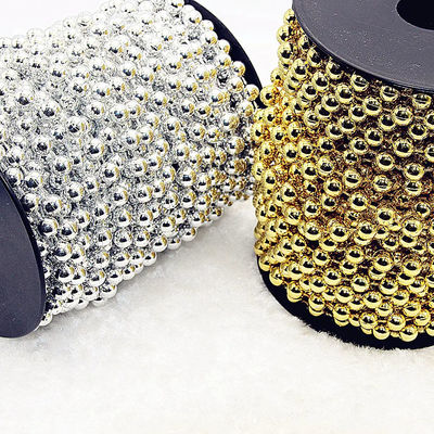 قیمت خوب 2.4mm زنجیره گلوله ای پلاستیکی در رنگ های سفارشی برای تزئینات خانگی آنلاین