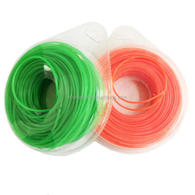 قیمت خوب رنگ های مختلف 3.0mm مربع / گرد / شش گوشه ای / ستاره نایلون تراش خط مواد نایلون آنلاین