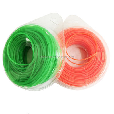 قیمت خوب Various Colors 3.0mm Square / Round / Hexagon / Star Nylon Trimmer Line 100% Nylon Material آنلاین
