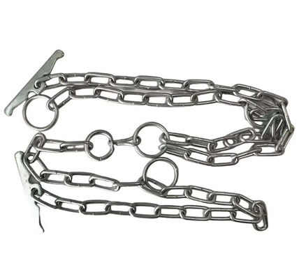 قیمت خوب Standard 6mm 8mm Zinc Plated Animal Cattle Cow Link Chains with ISO CE Certificate آنلاین