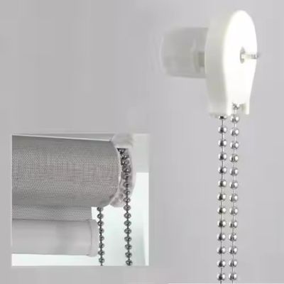 قیمت خوب Wholesale Roller Shade Components 4.5*6mm Roller Blind Ball Chain Metal Bead Chain for Blinds آنلاین