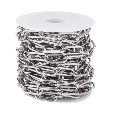 قیمت خوب Stainless Steel 316 DIN763 Standard Long Link Anchor Chain, Dia. 10mm آنلاین