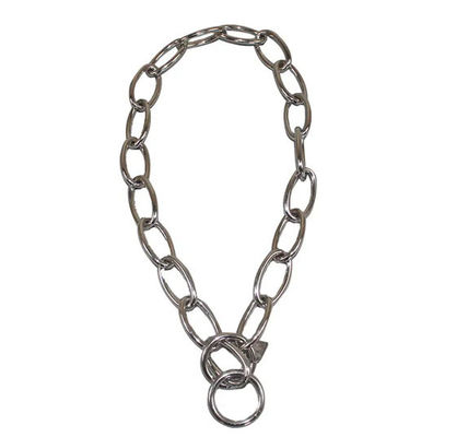 قیمت خوب Wholesale 304 Stainless Steel Pet Dog Training P Chain Necklace Dog Collar آنلاین