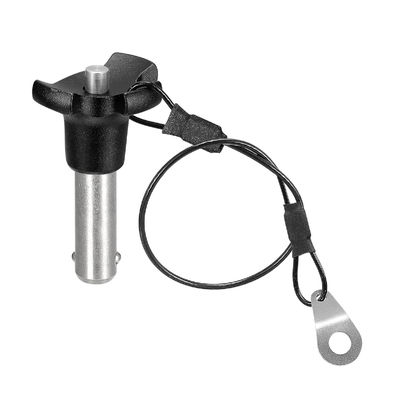 قیمت خوب پین قفل توپی استیل ضد زنگ 304 با دسته دکمه مثلثی برای رهاسازی سریع با دقت بالا و مقاومت در برابر خوردگی آنلاین