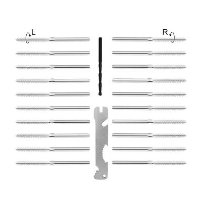 قیمت خوب سخت‌افزار نرده کابل استیل ضد زنگ 316 با کابل‌های 3/16 اینچی، ضد آب و ضد زنگ، سوئیج لاگ استود برای پروژه‌های عرشه DIY آنلاین