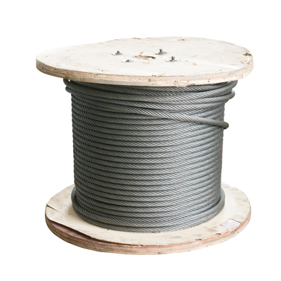 قیمت خوب سیم بکسل فولادی کربن 7x7 با قطر 1/16 تا 3/8 اینچ، گالوانیزه آنلاین