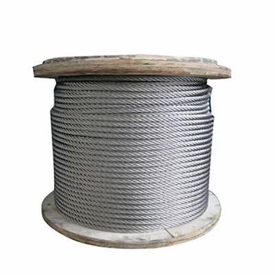 قیمت خوب 6x7FC Construction Stainless Steel 316 Wire Rope with 1770MPA Tensile Strength and Electro Galvanized Surface آنلاین