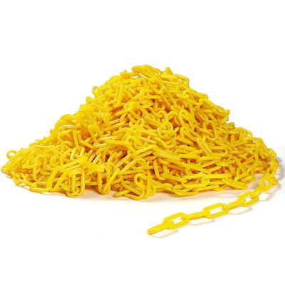 قیمت خوب زنجیر پلاستیکی مواد PE به طول 200 فوت با اندازه قابل تنظیم برای مانع ایمنی جاده آنلاین