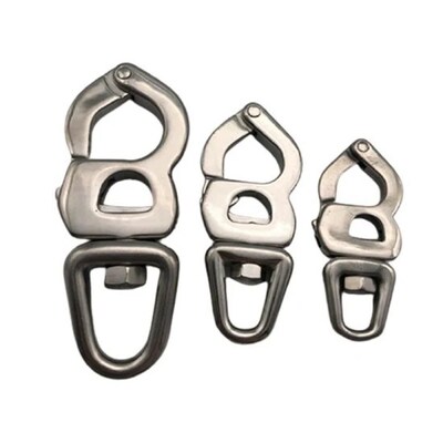قیمت خوب فولاد ضد زنگ سریع بهار کلیپ جهانی چرخش بهار Buckle آنلاین