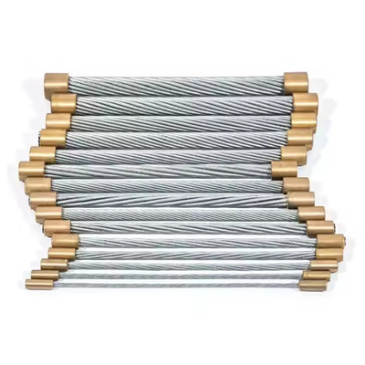 قیمت خوب سیم مهار فولادی گالوانیزه کربن استرند شده AISI 7/32 SWG 7/1.83 میلی‌متر با خدمات خمکاری آنلاین