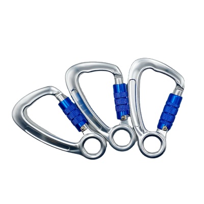 قیمت خوب کارابین آلومینیومی قفل شونده خودکار با قفل پیچی و چشم اسیر 23kN آنلاین