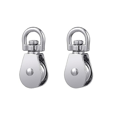 قیمت خوب بسته بندی شده M15-M50 فولاد ضد زنگ 304 یک چشم چرخ دار بلوک قطب چرخ دار برای سیم طناب هانگ هاو مدل HH-3963 آنلاین