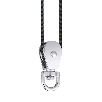 قیمت خوب بلوک قرقره قابل تنظیم فولاد ضد زنگ، قرقره کابل سیم بکسل بالابر گردان HH-3964 Honghao آنلاین