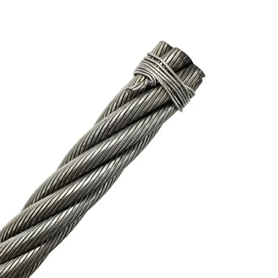 قیمت خوب 6x19M-IWRC/FC/WSC سیم کابل فولادی گالوانیزه برای آسانسور بلند روشن یا گالوانیزه آنلاین