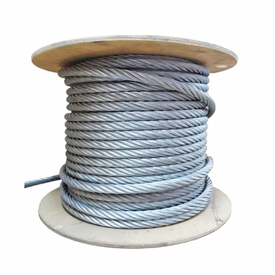 قیمت خوب 8xK36WS+IWRC 38 میلی‌متر 40 میلی‌متر طناب فولادی گالوانیزه با استحکام بالا طناب فولادی برای ماشین‌آلات سنگین آنلاین