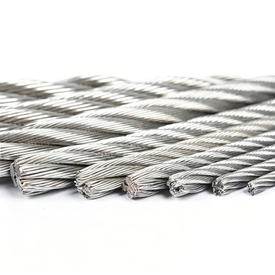 قیمت خوب طناب سیم استنلس استیل 1X19 AISI 304 304L 316 جدید استوک بزرگ طناب سیم فولادی ضد زنگ با کیفیت بالا آنلاین