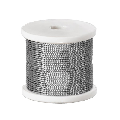 قیمت خوب AISI 316 304 7X7 سیم فولاد ضد زنگ ساخته شده برای سیم محافظ نامرئی با کشش بالا و کیفیت بالا آنلاین